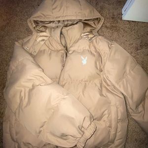 Reflective cropped playboy jacket